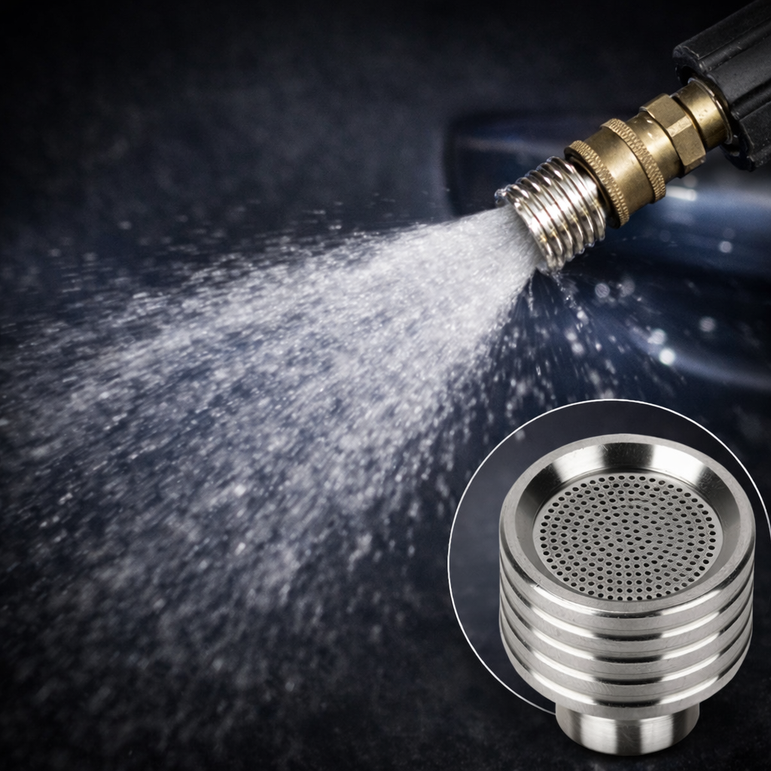 NexorLabs™ Pressure Washer Rinse Nozzle – Shower Style Tap Nozzle (1/4″ Quick Connect)