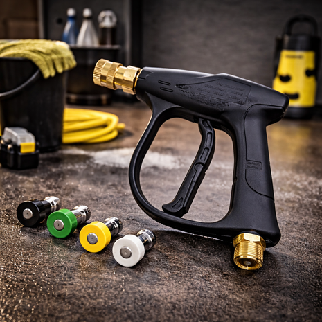 NexorLabs™ - Kärcher Complete Foam Cannon Kit – Adapter, Spray Tips, Foam Lance & Short Trigger Gun