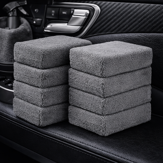 Torque Detailer – Microfibre Wax & Interior Applicator Pads (8 Pack)